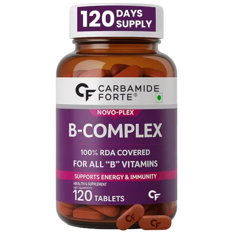 Carbamide Forte Vitamin B-Complex Tablets 120 Vegetarian Tablets